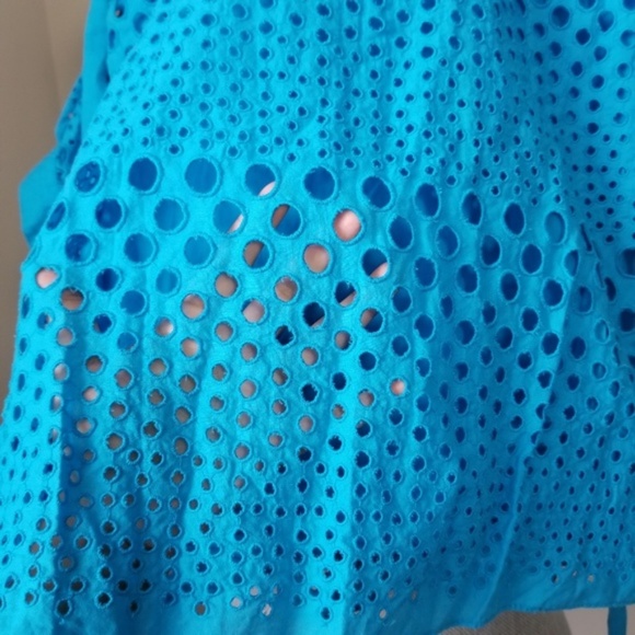 Kelly and Diane blue eyelet dress Size 4 - Picture 2 of 4